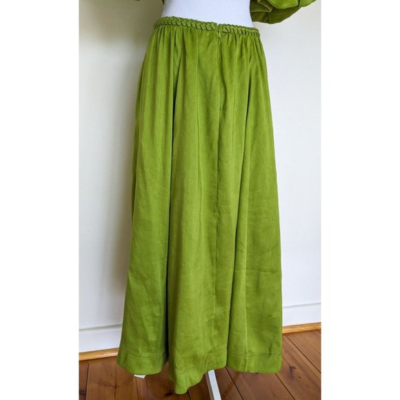 SOLD Aje Capucine Puff Sleeve Midi Dress Size 10 Verdant Green BNWT - Picture 6 of 15